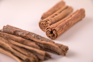 Large sticks of beautiful fragrant cinnamon