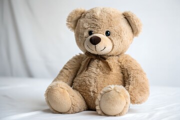 Obraz premium A classic toy like a teddy bear icon.