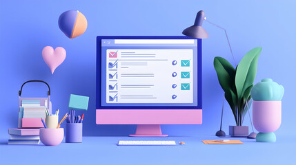 Checklist for qualifications and experience with highlighted checkboxes in a clean, digital design
