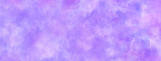 Abstract art background violet, blue and purple colors. Watercolor painting on canvas with lavender...