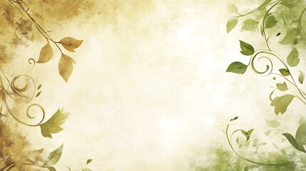 Elegant Floral Design on Vintage Textured Background