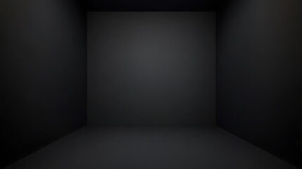 Dark empty room in a house, for product visualization