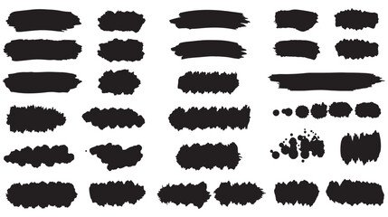Mustache set vector illustration with vintage design and decorative elements