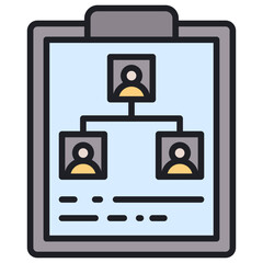 Planning Lineal Color Icon