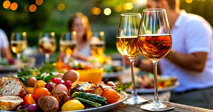 Friends Share Easter Potluck