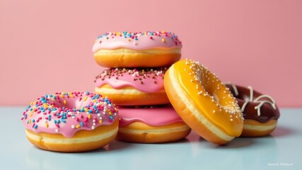 There are a lot of donuts that look delicious