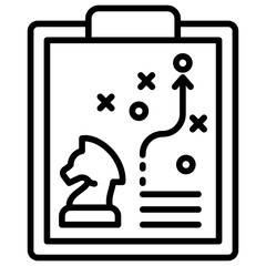 Strategy Line Icon