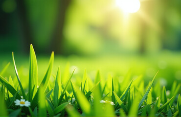 A Lush Green Meadow Radiates Rejuvenating Sensations Of Liveliness And Delight, Bestowing Natural Wonders That Uplift The Spirit.