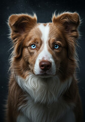 Border Collie Red Merle