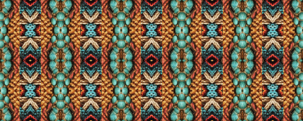 Seamless Ethnic Ornament. Folk Ethnic Pattern.