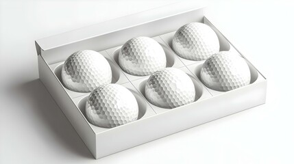 Six Golf ball gift box package golf ball set