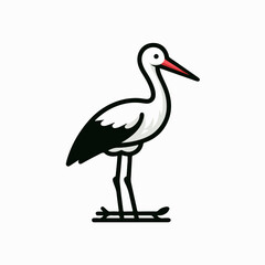 stork vector illustration