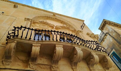 detail of an old building