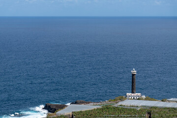 La Palma island in Canary archipelago Atlantic island in Spain Faro de Punta Cumplida lighthouse in...