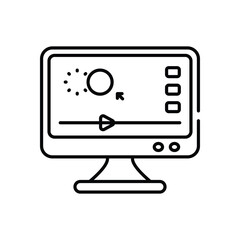 Animation  Vector icon