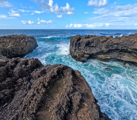 La Palma island in Canary archipelago Atlantic island in Spain coast in Los Cancajos Barlovento