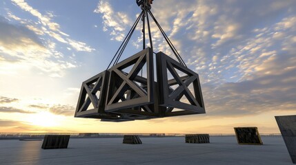 Assembling Frameworks at Urban Construction Site