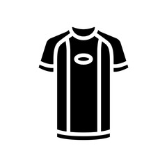performance t shirt quick dry glyph icon vector illustration