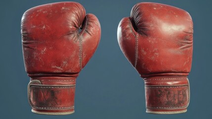 Worn boxing gloves (1)