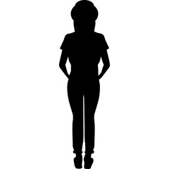 Woman Standing Icon