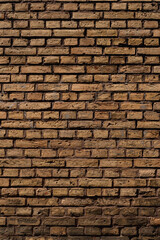 Detail of a texture of an old brick wall