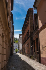 Obraz premium Old buildings located in the old town of Bydgoszcz in Poland