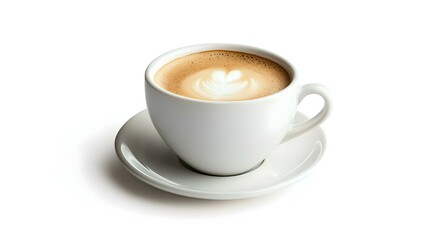 Fototapeta premium coffee cup isolated on white background