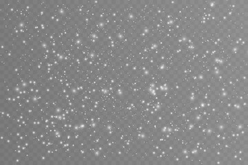 White dust light. Bokeh light glow lights background effect. Christmas background of sparkling dust Christmas glowing light bokeh light confetti lights and glitter texture overlay for your design.