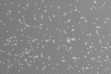 White dust light. Bokeh light glow lights background effect. Christmas background of sparkling dust Christmas glowing light bokeh light confetti lights and glitter texture overlay for your design.