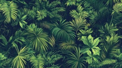 Lush tropical foliage pattern (1)