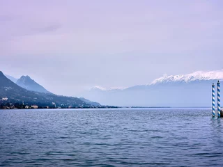 Fototapete Rund Jezioro, zachód słońca nad jeziorem, © photo_graphs.ps