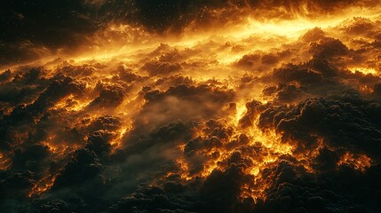 Fiery Cloudscape, Cosmic Inferno