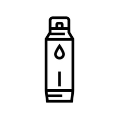 water bottle smart home line icon vector illustration