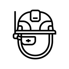 wearable technology industry line icon vector illustration