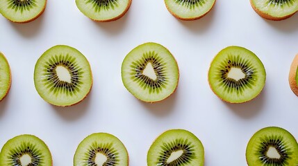Fototapeta premium Kiwi fruit isolated on white background