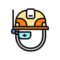 wearable technology industry color icon vector illustration