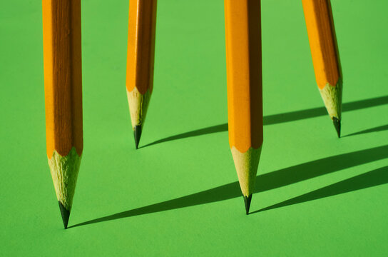  productivity office pencils green money time efficiency still life