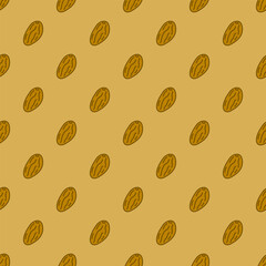 Dry dates pattern background. doodle dates pattern background. dates fruit illustration for packaging.