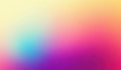 Obraz premium Orange teal green pink abstract grainy gradient background noise texture effect summer poster design 