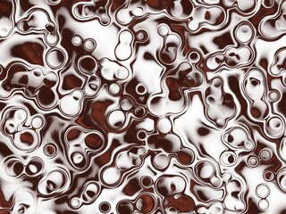 Seamless abstract background texture with flowing, liquid-like forms in a sophisticated color palette.