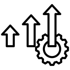Improvement Outline Icon