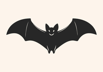 Fototapeta premium International Bat Appreciation Day vector design with bat illustrations in solid colors. Scalable for social media, T-shirts, stickers, posters, and animated GIFs. No gradients.