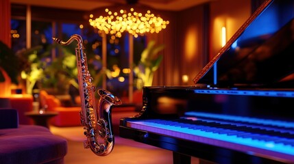 Modern Jazz Lounge Interior