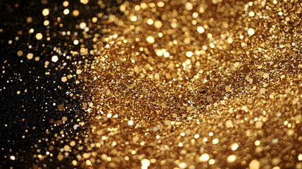 Gold glitter background