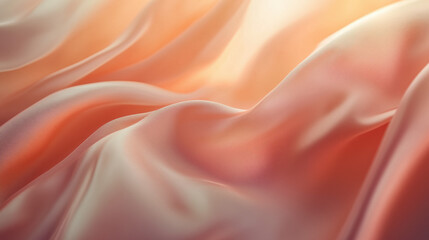 Obraz premium Peach colored silk