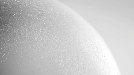 Abstract water droplets on white surface indoor photography minimalist close-up serenity
