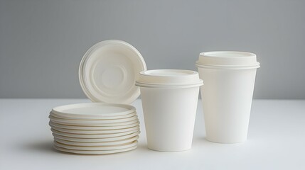 Coffee Cups and Lids