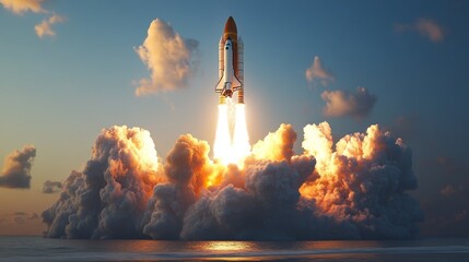 A new business is like a rocket launch. It takes creativity, knowledge, and a willingness to take risks. Just like a rocket, a business must overcome challenges to achieve success.