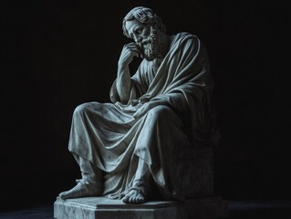 A person sitting comfortably in a chair