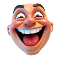 Obraz premium 3D Playful Emoji Fun and Expressive Emoticon